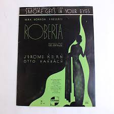 Vintage When Your Heart's On Fire Smoke Gets In Your Eyes Sheet Music 1933 | eBay