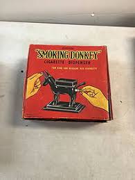 Bancroft Donkey Cigarette & Match Dispenser W/ Ashtray