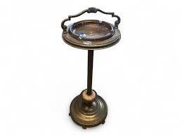 Sold at Auction: Antique Brass Smoking Stand/Ash Tray