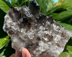 Large Smoky Quartz Chunk , Raw Smokey Quartz Chunk, Calmness, Serenity, Stability - Etsy