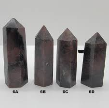 Garnet in Arfvedsonite Crystals Tower Gemstones High Quality ...