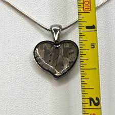 Seymchan Meteorite Sweetheart Pendant, Heart Shaped Pendant ...