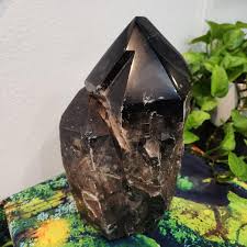 Raw Smokey Quartz Tower - Etsy