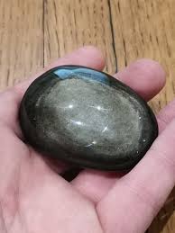 Black Jade Palmstone - Etsy