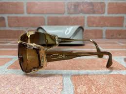 Vintage CAZAL 951 Sunglasses Gold Brown Gradient Side ...