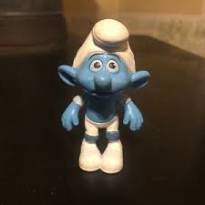 Peyo Mcdonalds Handy Smurf With Box PVC Toy Figure - Etsy