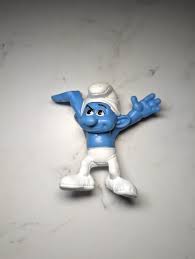 McDonald's Happy Meal 2013 Payo Hefty Smurf Hand Stand 3" Movie Figure #9 – Kiut