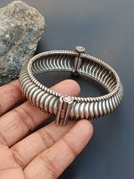 Silver Oxidised Bangle Bracelet Traditional Vintage Style ...