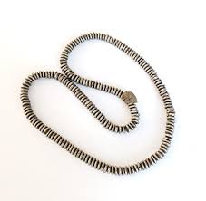 Antique Ethiopian Silver Heishi Bead Strand: Tribal Anklet ...