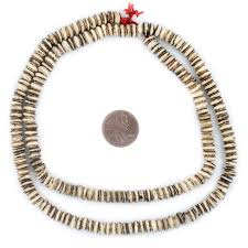 Rustic Grey Bone Saucer Beads (6mm) — The Bead Chest
