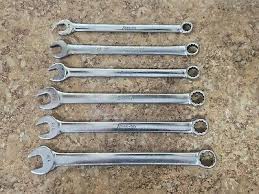 Set of 6 Snap-on Standard 12 Point Combination Wrenches Pre ...