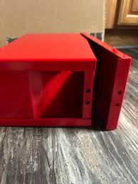 Red Metal Honor Box: Roadside Stand Payment Safe - Etsy