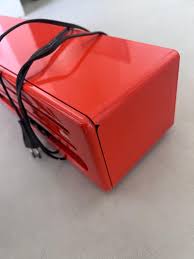 Vintage German Made Telefunken Kra Red Bakelite Radio, Pop ...