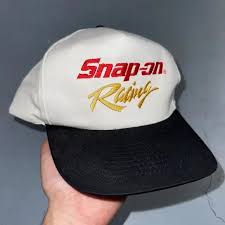 Vintage | Accessories | Snap On Racing White Black Vtg Hat Cap Snapback Nascar Racing Cool Cars | Poshmark