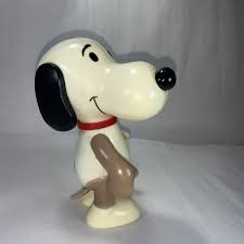 Very Rare Vintage 1966 Peanuts Snoopy 6" Plastic Figure