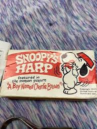 1969 Snoopy's Harp & Box "A Boy Named Charlie Brown" Movie ...