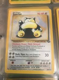 Snorlax 1995 Rare Mint Condition Card | eBay