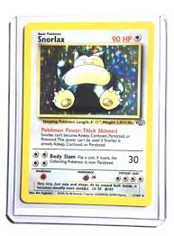SNORLAX - 11/64 - Jungle Set - Holo - Pokemon Card - Exc ...