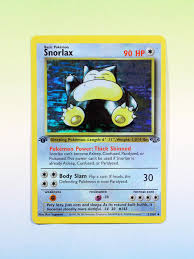 Pokemon proxy cards first edition foil Snorlax (Jungle JU 11 ...