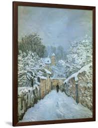 Snow at Louveciennes, 1878' Giclee Print - Alfred Sisley | Art.com