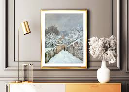 Snow at Louveciennes by Alfred Sisley Fine Art Print - Landscape Art / Gift Idea / Wall Decor - Etsy Ireland