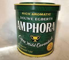 Vintage Douwe Egberts Amphora Tobacco Tin 7 OZ Green Empty | eBay