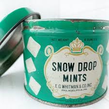 Vintage Snow Drop Mint Tin - Etsy Canada