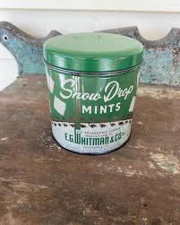 Vintage Snowdrop Mints Tin - Etsy