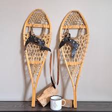 Vintage Wooden Gros Louis Snowshoes - Etsy