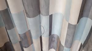 Vintage Plaid Curtain Panels, Blue Gray White, (91.3x50.7 ...