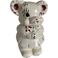 Turnabout Double Faced Cookie Jar. For Sale at Ruby Lane