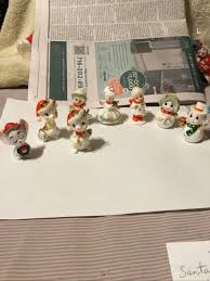 Napcoware Miniature Set OfChristmas Figurines,very Hard To ...