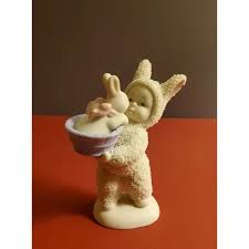 Snowbunnies | Accents | Snowbunnies Basket Of Love Figurine ...