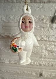 Vintage Snow Baby babies? Figures Set of 3 Unmarked bisque ...