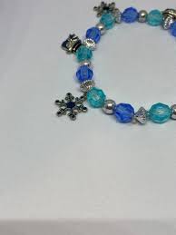 Snowman Charm Bracelet- Snowflake Charm Bracelet- Winter ...