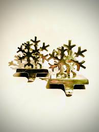 Classic Double Snowflake Holder, Silver Finish Snowflake ...