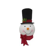 Home Accents Holiday 14.5 in. Snowman Tree Topper TXF2301