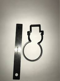 Snowman 4" Cookie Cutter - Etsy