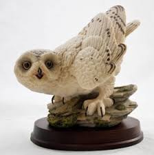 Aynsley Mastercraft Hand Painted Owl Sculpture
