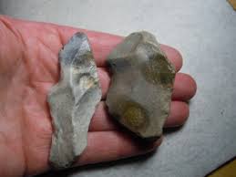 Ancient Flint Blade Lot Of 2 As Found E. Kansas River 74.5 ...