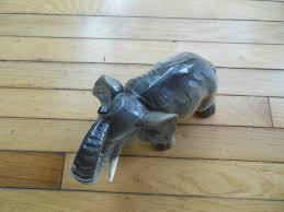 Vintage Japan Elephant Figure Figurine Ceramic 3 Leaf Clover Beautiful Nice! | eBay