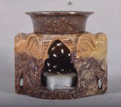 Stone Elephant Design Aroma Oil Diffuser Burner Aromatherapy ...