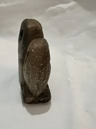 Vintage Russian Stone Carvings, Decorative Figurine Owls ...