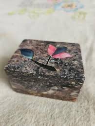 Vintage Onyx Marble Unicorn Trinket Box | Mercari