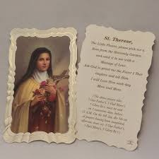 HFO: St Theresa Ordination Deluxe Holy Cards