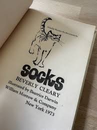 Socks Hardcover Book Beverly Cleary 1973 Kids Fiction ...