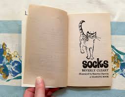 Socks, 1981, Beverly Cleary Book - Etsy