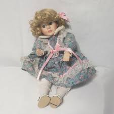 DanDee Vintage Porcelain Wind Up Musical Animated Doll ...