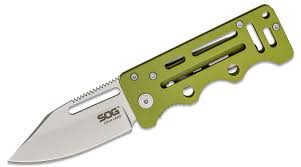 SOG Cash Card Money Clip Folding Knife 2.75" Clip Point ...