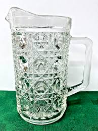 Vintage Federal Indianna Glass Windsor Button & Cane Pint ...